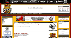 Desktop Screenshot of dourominorhockey.com