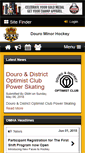 Mobile Screenshot of dourominorhockey.com